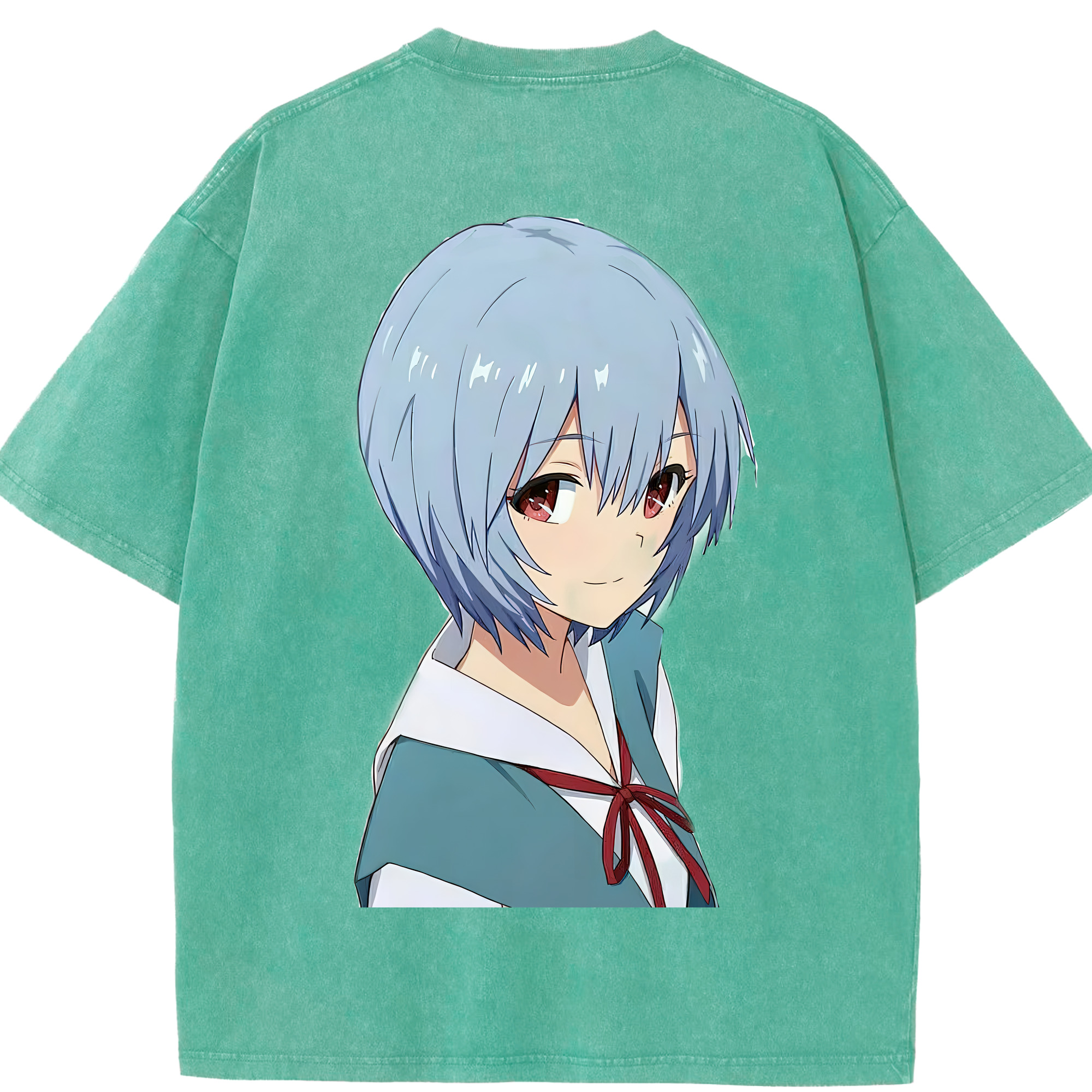 （画像用） EVA 新世紀エヴァンゲリオン 綿100% ヴィンテージ風 半袖Tシャツ（背面プリント）